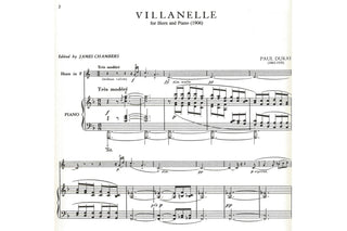 Villanelle for Solo Horn by Paul Dukas, ed. Chambers - Houghton Horns