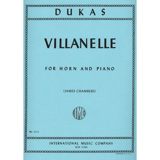 Villanelle for Solo Horn by Paul Dukas, ed. Chambers - Houghton Horns