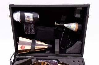 Wiseman Wooden - Detachable Bell French Horn Case - Model B (For French Horns with Tall Bells) - Houghton Horns