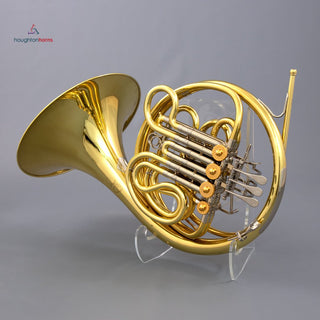 XO 1650 - F/Bb Double French Horn - Yellow Brass - Fixed Bell - Lacquered Finish - Houghton Horns