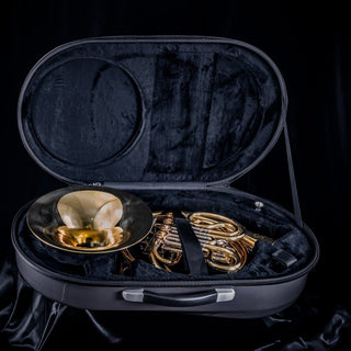 XO 1650D - F/Bb Double French Horn - Yellow Brass - Detachable Bell - Lacquered Finish - Houghton Horns