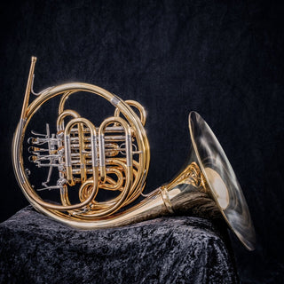 XO 1650D - F/Bb Double French Horn - Yellow Brass - Detachable Bell - Lacquered Finish - Houghton Horns