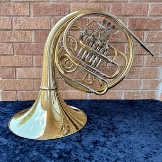 Yamaha YHR - 671D - F/Bb Double French Horn - Yellow Brass - Detachable Bell - Lacquered Finish - Houghton Horns