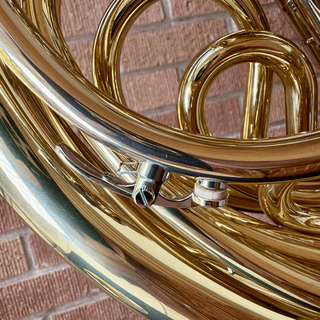 Yamaha YHR - 671DU - F/Bb Double French Horn - Yellow Brass - Detachable Bell - Unlacquered Finish - Houghton Horns