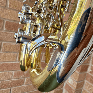 Yamaha YHR - 671DU - F/Bb Double French Horn - Yellow Brass - Detachable Bell - Unlacquered Finish - Houghton Horns