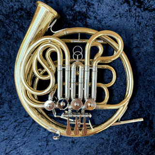 Yamaha YHR - 671DU - F/Bb Double French Horn - Yellow Brass - Detachable Bell - Unlacquered Finish - Houghton Horns