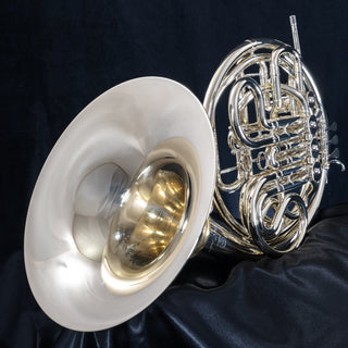 Yamaha YHR-672ND - F/Bb Double French Horn - Nickel Silver - Detachable Bell - Lacquered Finish