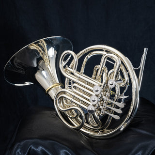 Yamaha YHR - 672ND - F/Bb Double French Horn - Nickel Silver - Detachable Bell - Lacquered Finish - Houghton Horns