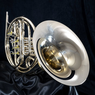 Yamaha YHR - 672ND - F/Bb Double French Horn - Nickel Silver - Detachable Bell - Lacquered Finish - Houghton Horns