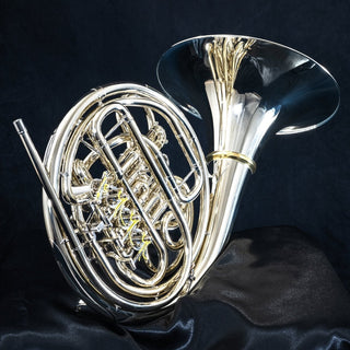 Yamaha YHR - 672ND - F/Bb Double French Horn - Nickel Silver - Detachable Bell - Lacquered Finish - Houghton Horns
