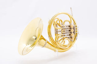 Yamaha YHR-871DU - F/Bb Double French Horn - Yellow Brass - Detachable Bell - Unlacquered Finish