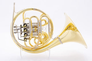 Yamaha YHR-871DU - F/Bb Double French Horn - Yellow Brass - Detachable Bell - Unlacquered Finish