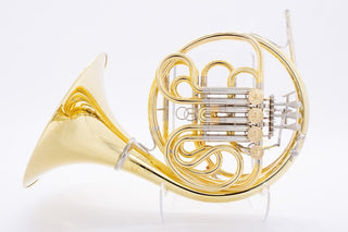 Yamaha YHR-871DU - F/Bb Double French Horn - Yellow Brass - Detachable Bell - Unlacquered Finish