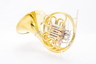 Yamaha YHR-871DU - F/Bb Double French Horn - Yellow Brass - Detachable Bell - Unlacquered Finish