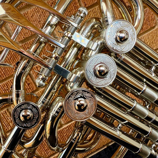 Yamaha YHR - 872NDU - F/Bb Double French Horn - Nickel Silver - Detachable Bell - Unlacquered Finish (No Case Included) - Houghton Horns