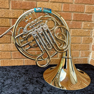Yamaha YHR - 872NDU - F/Bb Double French Horn - Nickel Silver - Detachable Bell - Unlacquered Finish (No Case Included) - Houghton Horns