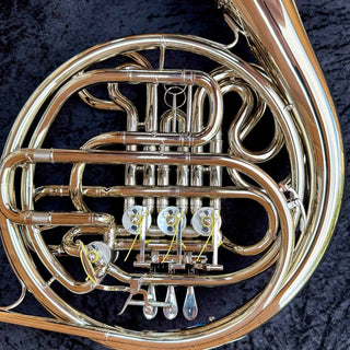 Yamaha YHR - 872NDWOC - F/Bb Double French Horn - Nickel Silver - Detachable Bell - Lacquered Finish (No Case Included) - Houghton Horns