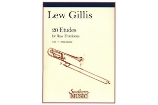 20 Etudes for Bass Trombone by Lew Gillis - Houghton Horns