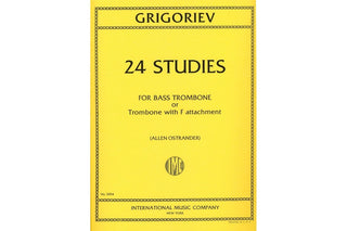 24 Studies for Bass Trombone by Grigoriev - Houghton Horns