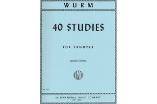 40 Studies for Trumpet by Wilhelm Wurm, ed. Voisin - Houghton Horns