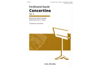 Concertino, Op. 4 by Ferdinand David for Trombone and Piano, rev. Mueller, ed. Tokke - Houghton Horns