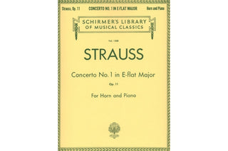 Concerto No. 1 in E Flat Major, Op. 11 by Richard Strauss, French Horn and Piano Reduction - Houghton Horns