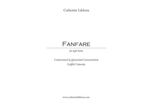 Fanfare for Eight Horns by Catherine Likhuta - Houghton Horns