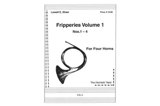 Fripperies, Volume 1 (Nos. 1-4) for Horn Quartet by Lowell E. Shaw - Houghton Horns