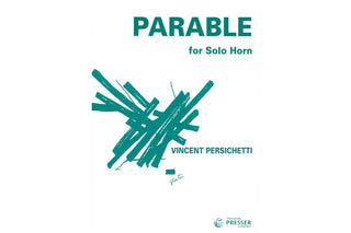 Parable for Solo Horn, Opus 120 (Parable VIIIi) by Vincent Persichetti - Houghton Horns