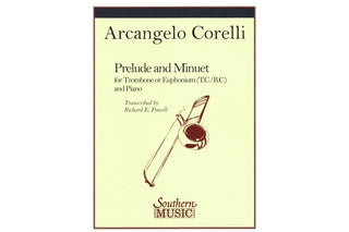 Prelude and Minuet for Trombone, Baritone, or Trumpet and Piano by Arcangelo Corelli - Houghton Horns