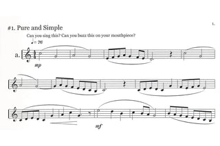 Simply Singing for Winds: A Wellspring of Melodies for Building Tone and Technique by Brad Edwards - Houghton Horns
