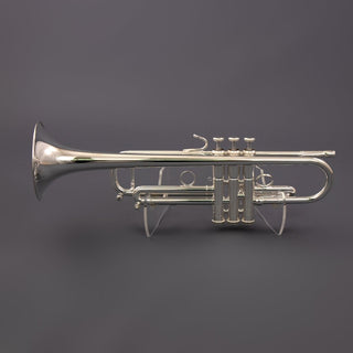 Stomvi S3 Big Bell Silver-Plated Bb Trumpet - Houghton Horns
