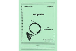 Tripperies, Vol. 1 for Horn Trio by Lowell E. Shaw - Houghton Horns